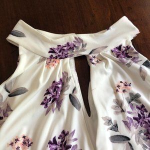 White House Black Market Floral Top